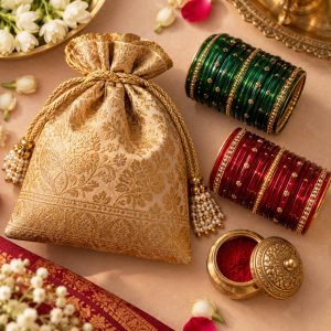 Valaikappu Bangle & Potli Return Gift Hamper